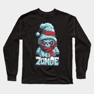 Zombie Snowman Long Sleeve T-Shirt